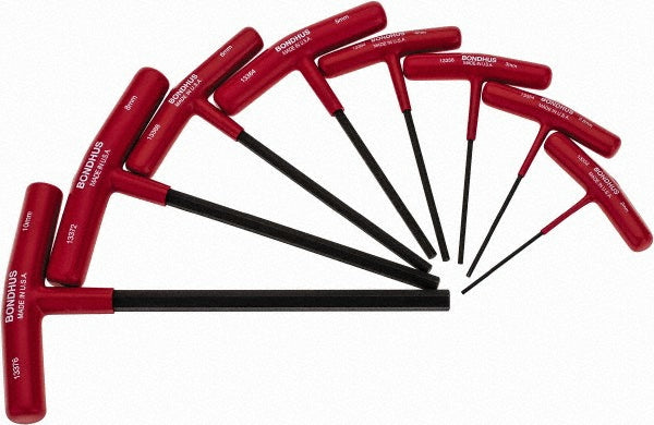 Bondhus 13389 8 Piece T-Handle Hex Key Set