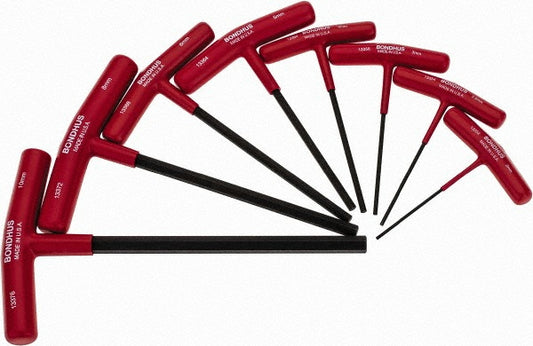 Bondhus 13389 8 Piece T-Handle Hex Key Set