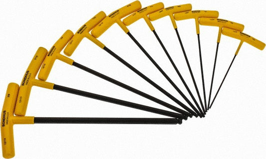 Bondhus 13190 10 Piece T-Handle Combo Hex Key Set