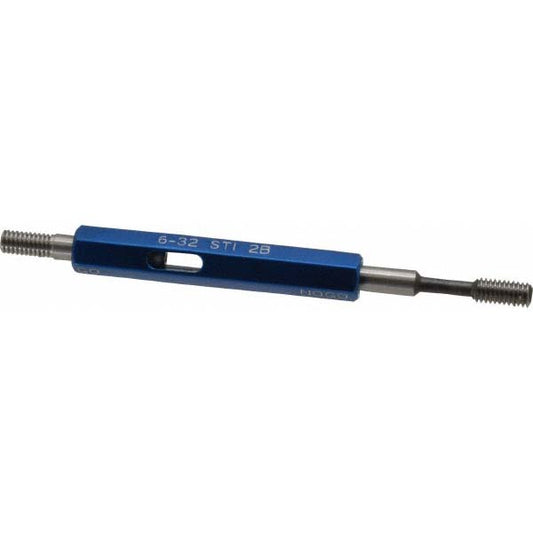 Balax 90496-000 6-32 Thread, High Speed Tool Steel, Screw Thread Insert (STI) Class 2B, Plug Thread Insert Go/No Go Gage