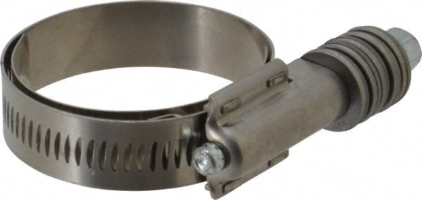 Ideal Tridon 4120051 Worm Gear Clamp 1-1/4 to 2-1/8" Dia, Stainless Steel Band
