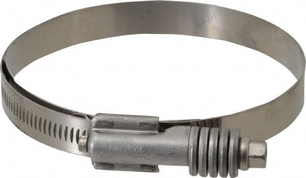 Ideal Tridon 4545051 Worm Gear Clamp SAE 462, 3-3/4 to 4-5/8" Dia, Stainless Steel Band