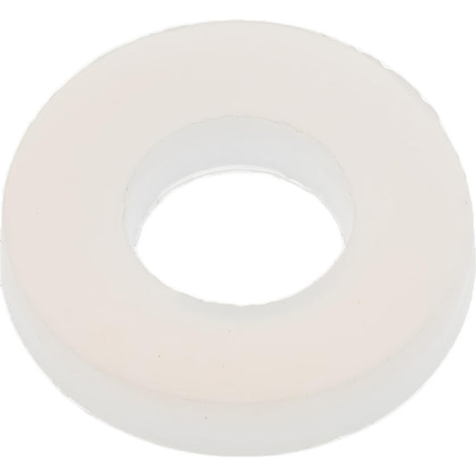 ELECTRO HARDWARE FW-42-N 8" Screw Standard Flat Washer Nylon, Plain Finish