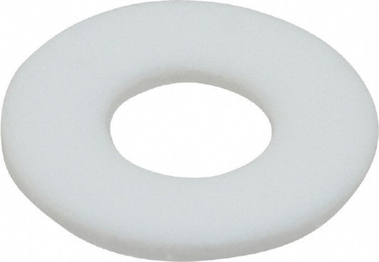 ELECTRO HARDWARE FW-19-PTFE 3/8" Screw Standard Flat Washer Polytetrafluroethylene, Plain Finish