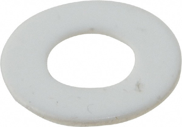 ELECTRO HARDWARE FW-21-PTFE 1/2" Screw Standard Flat Washer Polytetrafluroethylene, Plain Finish
