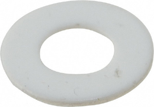 ELECTRO HARDWARE FW-21-PTFE 1/2" Screw Standard Flat Washer Polytetrafluroethylene, Plain Finish