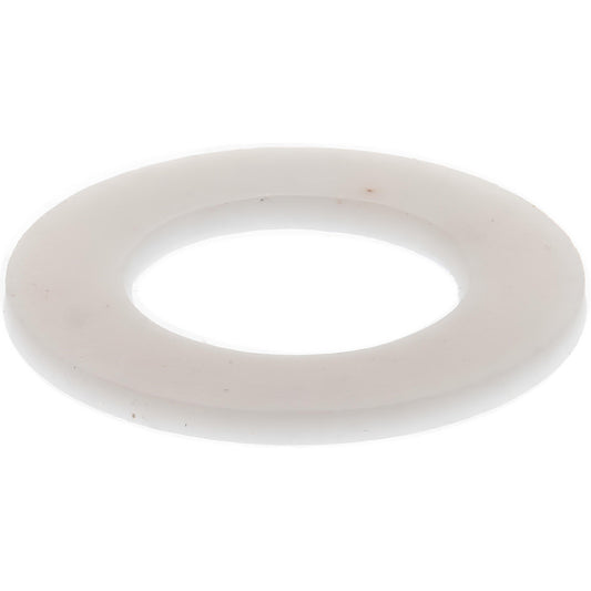 ELECTRO HARDWARE FW-38-PTFE 1/4" Screw Standard Flat Washer Polytetrafluroethylene, Plain Finish