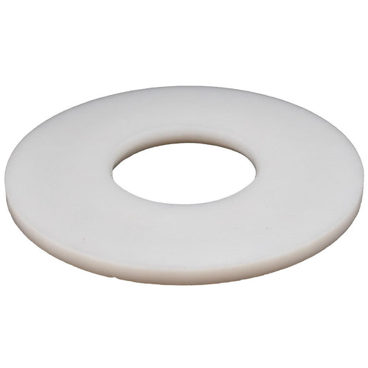 ELECTRO HARDWARE FW-41-PTFE 3/8" Screw Standard Flat Washer Polytetrafluroethylene, Plain Finish