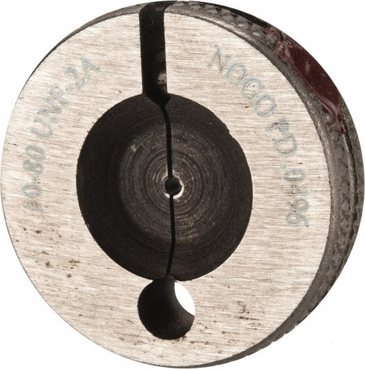 Vermont Gage 361101030 Threaded Ring Gage #0-80 Thread, UNF, Class 2A, No Go