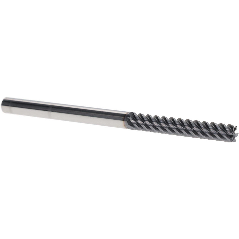 Iscar 5620970 Square End Mill 1/4" Dia, 1-1/2" LOC, 6 Flute, Solid Carbide