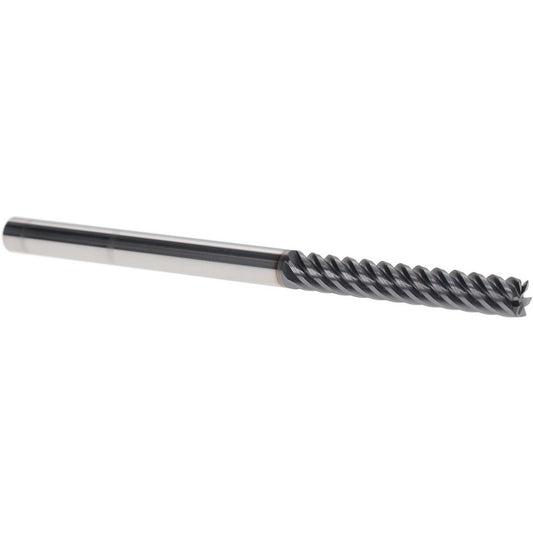 Iscar 5620970 Square End Mill 1/4" Dia, 1-1/2" LOC, 6 Flute, Solid Carbide