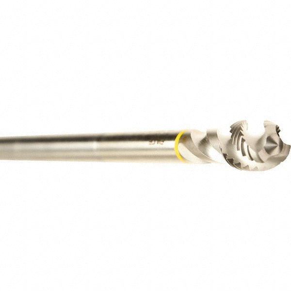 Emuge C2501000.0080 Extension Tap M8 x 1.25, 3 Flutes, Bright/Uncoated, Cobalt, Spiral Flute