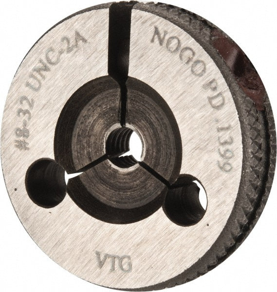 Vermont Gage 361117530 Threaded Ring Gage #8-32 Thread, UNC, Class 2A, No Go