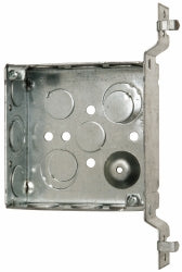Cooper Crouse-Hinds TP425 Electrical Outlet Box Steel, Square, 4" OAH, 4" OAW, 1-1/2" OAD, 1 Gang