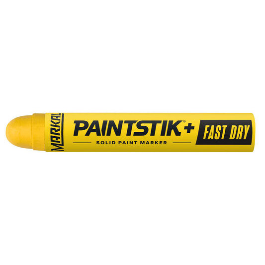 Markal 82721 Solid Paint Marker Yellow, Alcohol Base, Round Tip