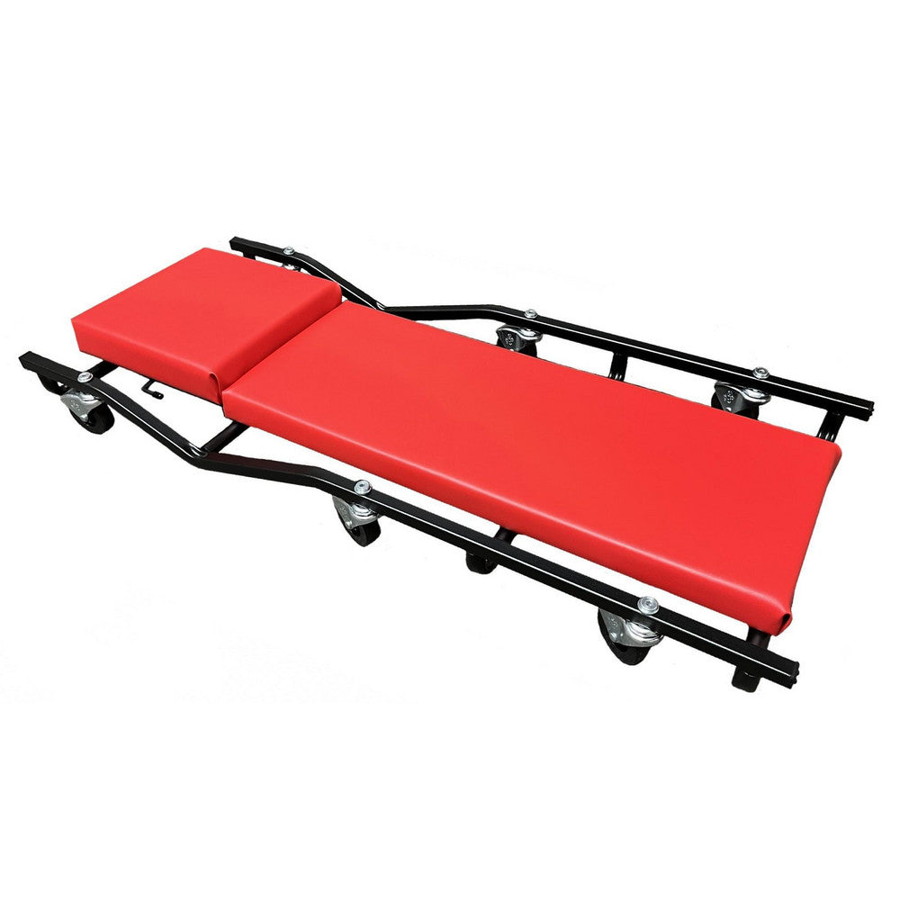 Whiteside MTLV6ADJ 570 Lb Capacity, 6 Wheel Creeper (with Adjustable Headrest)