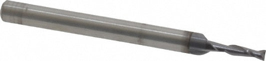 Kyocera SGS Precision Tools 30400 Square End Mill 1/16" Dia, 3/16" LOC, 2 Flute, Solid Carbide