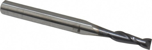 Kyocera SGS Precision Tools 30439 Square End Mill 9/64" Dia, 1/2" LOC, 2 Flute, Solid Carbide