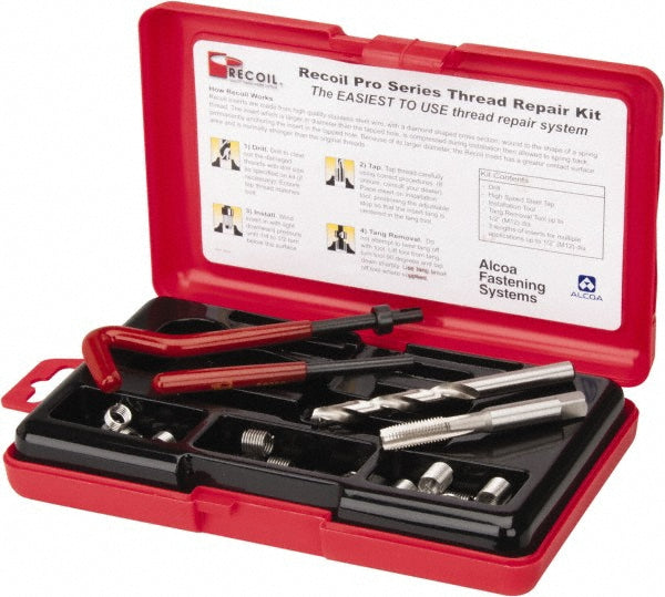 Recoil 35086 Thread Repair Kit Free-Running & Screw-Locking