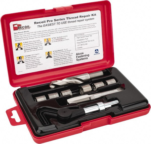 Recoil 35166 Thread Repair Kit Free-Running & Screw-Locking