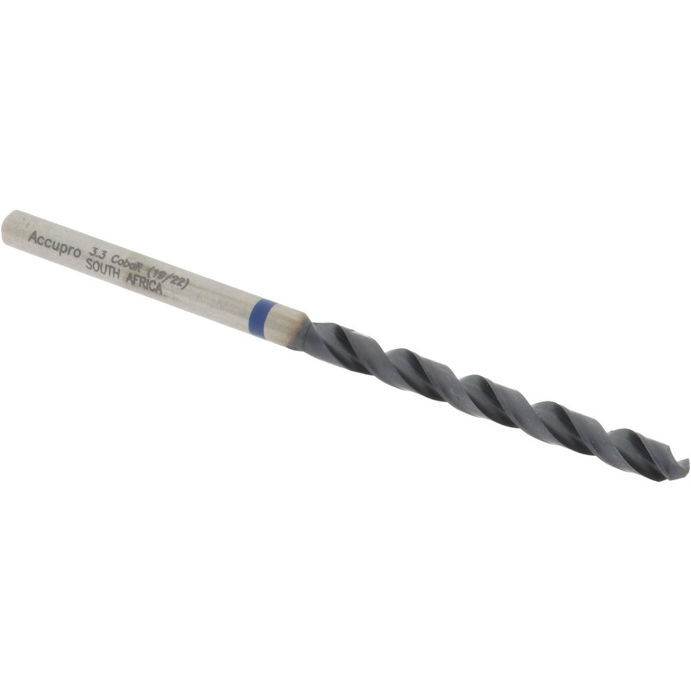 Accupro 1BB0330-AC Jobber Length Drill Bit 3.3 mm Dia, 120 &deg, Cobalt
