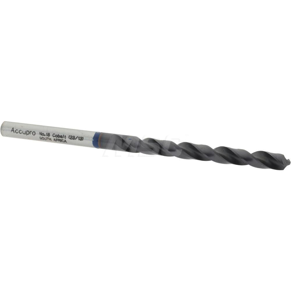 Accupro 1BB0431-AC Jobber Length Drill Bit #18, 120 &deg, Cobalt