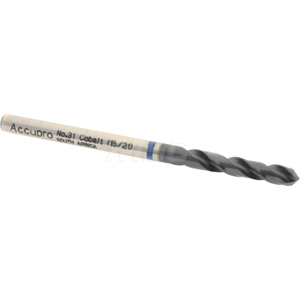 Accupro 1BS0305-AC Screw Machine Length Drill Bit 0.12" Dia, 120 &deg, Cobalt
