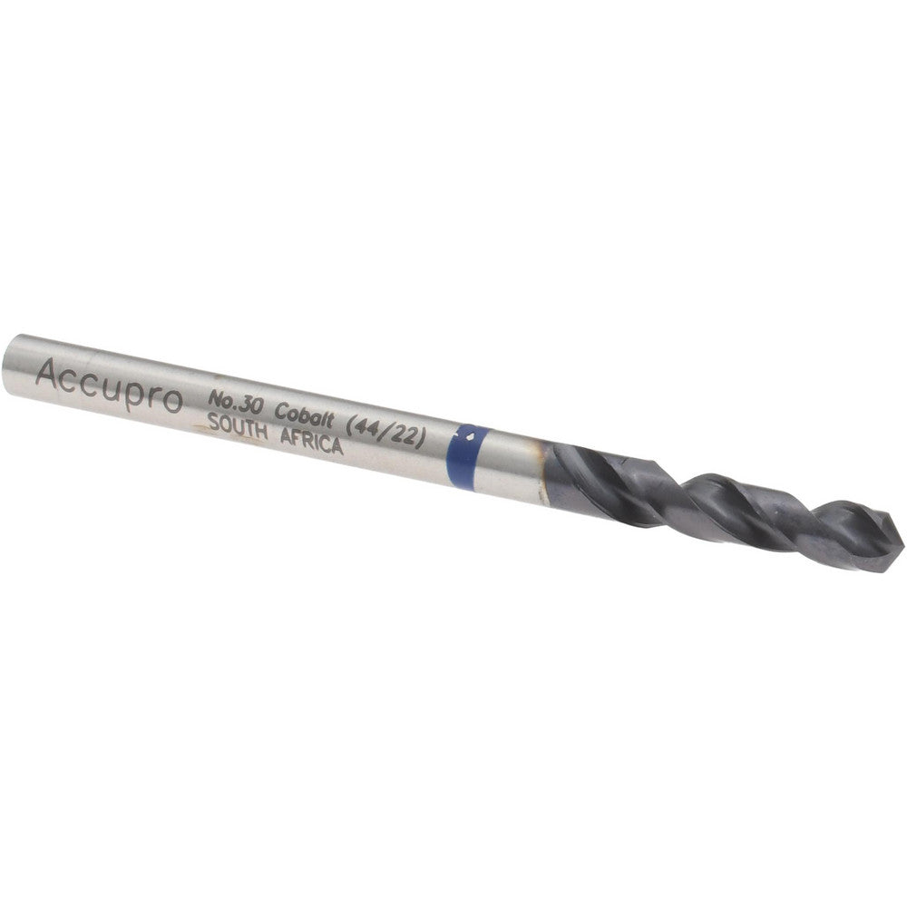 Accupro 1BS0326-AC Screw Machine Length Drill Bit Size #30, 120 deg Point, Cobalt