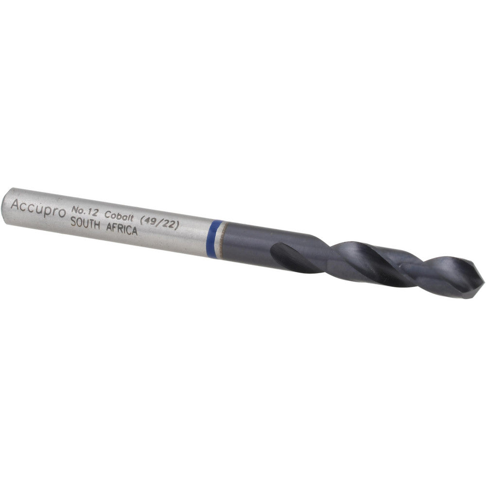 Accupro 1BS0479-AC Screw Machine Length Drill Bit Size #12, 120 deg Point, Cobalt