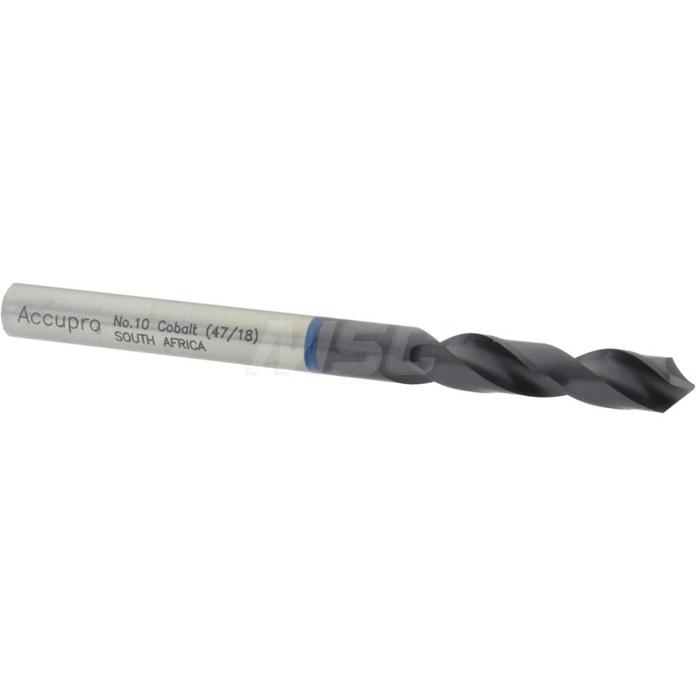Accupro 1BS0492-AC Screw Machine Length Drill Bit 0.1935" Dia, 120 &deg, Cobalt