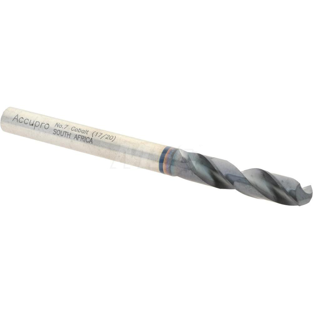 Accupro 1BS0511-AC Screw Machine Length Drill Bit 0.201" Dia, 120 &deg, Cobalt