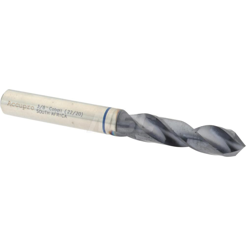 Accupro 1BS0953-AC Screw Machine Length Drill Bit 0.375" Dia, 120 &deg, Cobalt