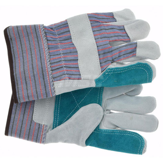 PRO-SAFE 84-7533J Work Gloves PRO-SAFE Size Large, Cotton Lined, Cowhide