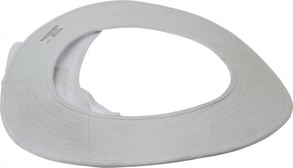 OccuNomix 898-008 Hard Hat Shade Cotton, White, Use with Regular Hard Hat