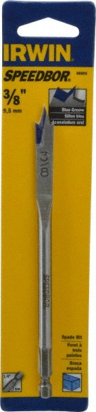 Irwin 88806 Spade-Blade Drill Bit 3/8" Drill Bit, High Speed Steel