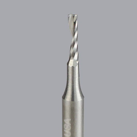 Onsrud 63-751 Spiral Router Bit 0.0625" Dia, 0.25" LOC, 1/8" Shank Dia, Upcut