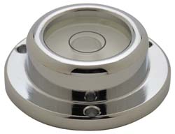 Geier & Bluhm, Inc. 2-14000 1-7/16 Inch Base Diameter x 0.52 Inch Overall Height, 1 Circle, Brass Bull's Eye Circular Level