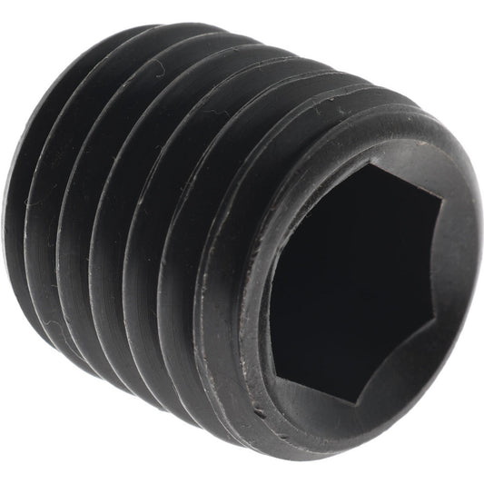 Value Collection 101706BR Set Screw 1-8, 1" Overall Length, Cup Point, Alloy Steel, Grade 8