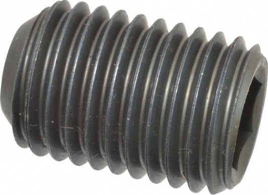 Value Collection 101712BR Set Screw 1-8, 1-1/2" Overall Length, Cup Point, Alloy Steel, Grade 8