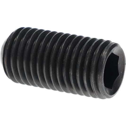 Value Collection 101718BR Set Screw 1-8, 2" Overall Length, Cup Point, Alloy Steel, Grade 8