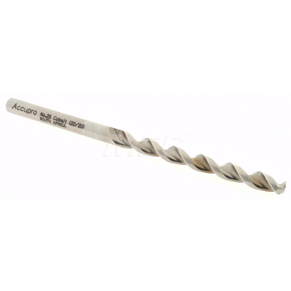 Accupro 1640379-AC Jobber Length Drill Bit #25, 130 &deg, Cobalt