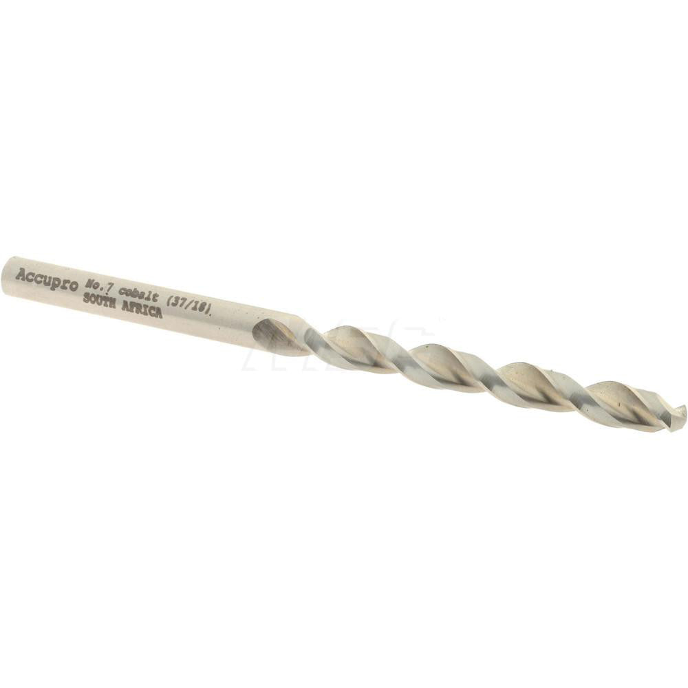 Accupro 1640511-AC Jobber Length Drill Bit #7, 130 &deg, Cobalt