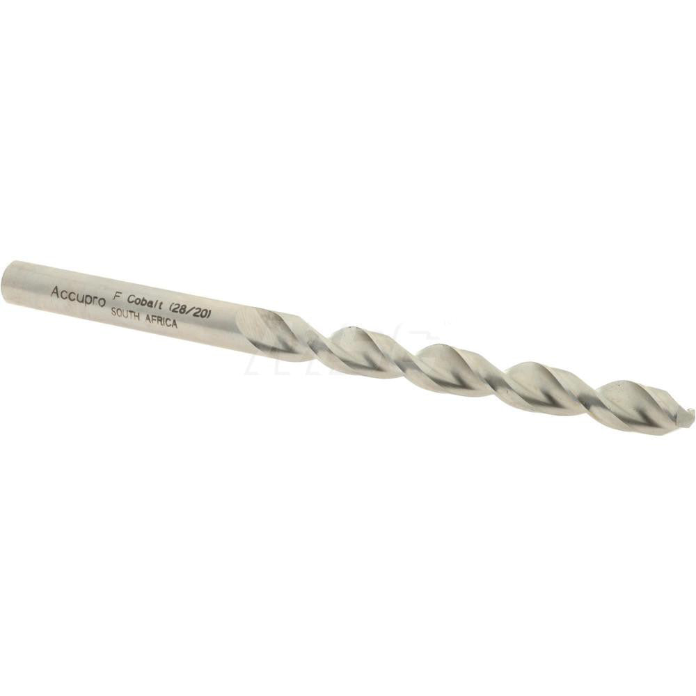 Accupro 1640653-AC Jobber Length Drill Bit Letter F, 130 &deg, Cobalt
