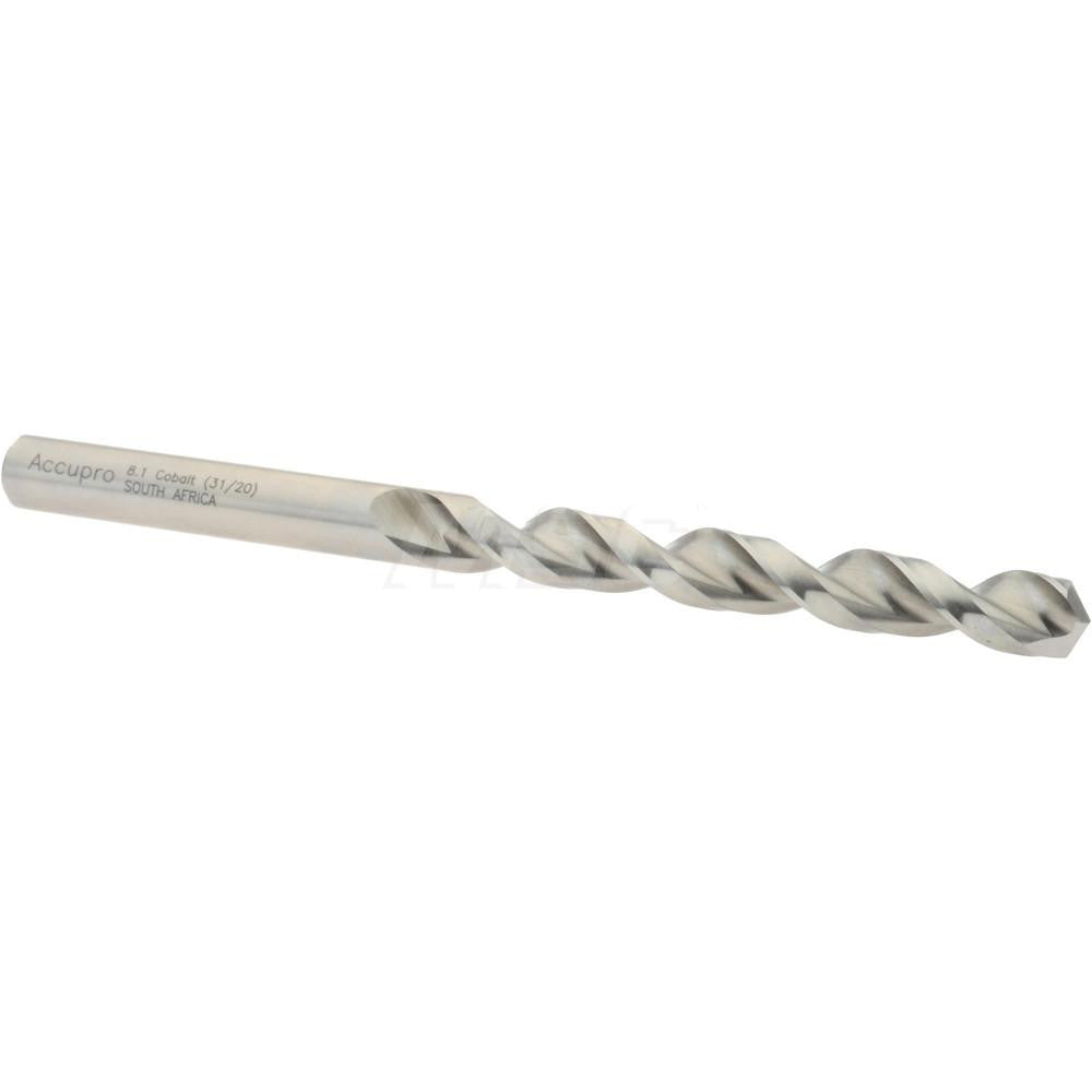 Accupro 1640810-AC Jobber Length Drill Bit 8.1 mm Dia, 130 &deg, Cobalt