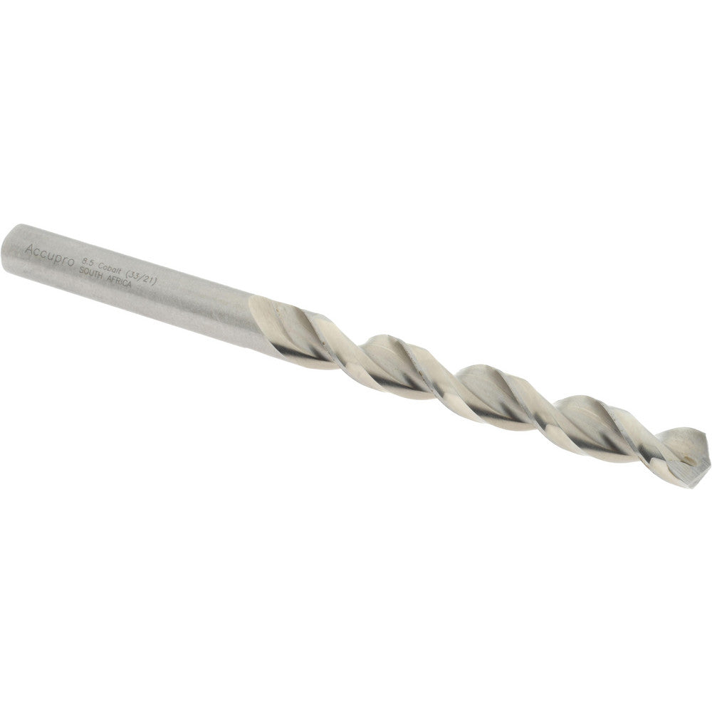 Accupro 1640850-AC Jobber Length Drill Bit 8.5 mm Dia, 130 &deg, Cobalt