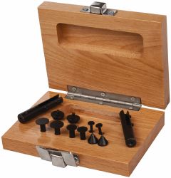SPI 12-369-7 Caliper Centerline Attachment Use with 6" Vernier, Dial & Digital Calipers, Includes Cold Rolled Steel & Wood (Case) Caliper Centerline Attachment