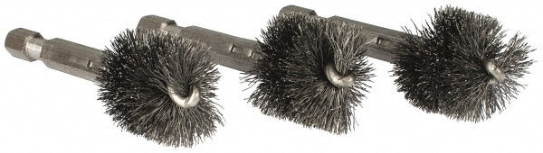 Ridgid 93722 3/4" ID, 13/16" Brush Dia, Steel, Power Fitting & Cleaning Brush