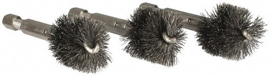Ridgid 93722 3/4" ID, 13/16" Brush Dia, Steel, Power Fitting & Cleaning Brush