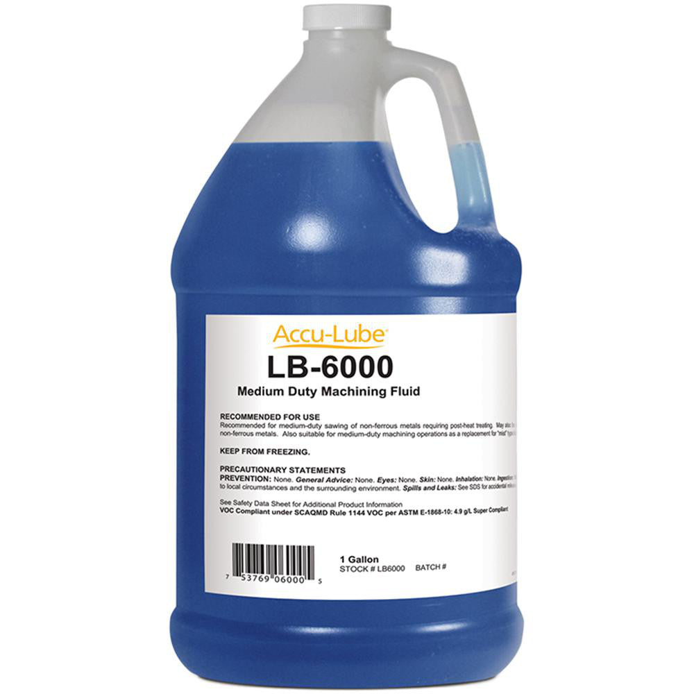 Accu-Lube LB6000 Cutting & Sawing Fluid Accu-Lube LB-6000, Liquid, 1 gal Bottle