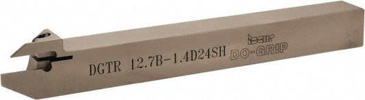 Iscar 2301529 Indexable Grooving-Cutoff Toolholder DGTR12.7B-1.4D24SH, 0.055 to 0.055" Groove Width, Right Hand